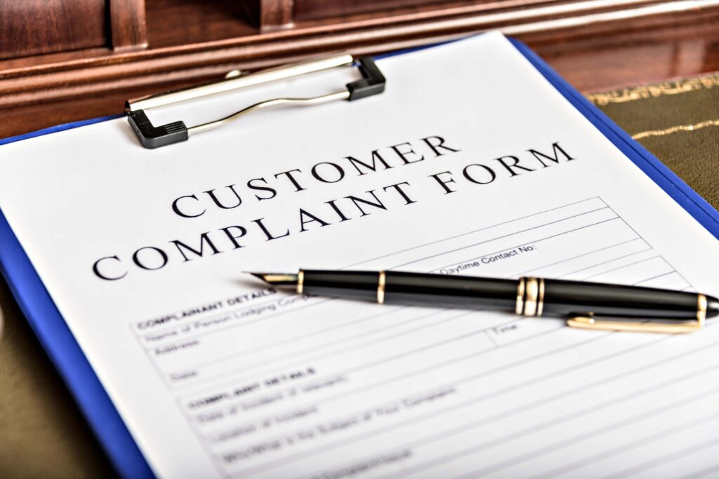 ISO complaint management